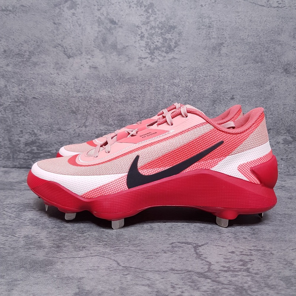 NIKE Diamond Showcase Mid Metal Baseball Cleats Mens 11 Red Black II7347-600